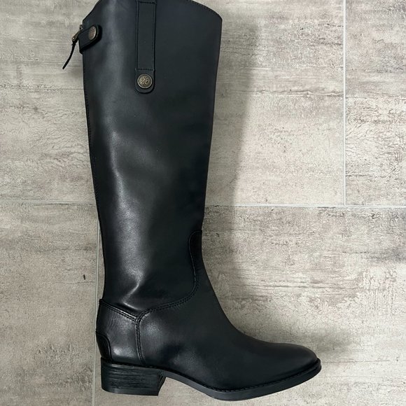 Sam Edelman Penny2 Wide Calf Leather Riding Boot New Size 6 - Picture 6 of 14